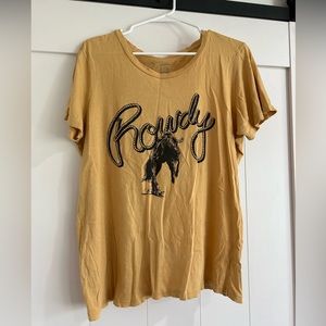 Rowdy t-shirt from boot barn